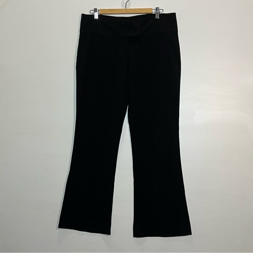 Elegant Black Flare Women's Pants